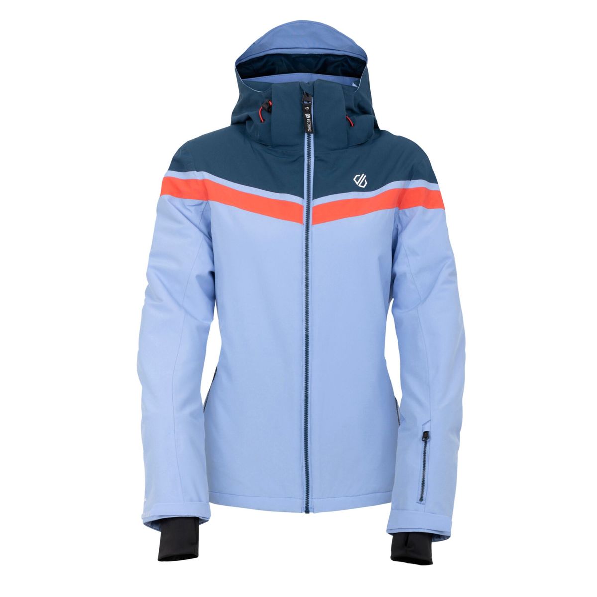 Dare 2B - "Flurry" Skijacke für Damen (Hortensien-Blau/Dunkel-Orange)