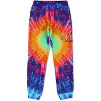 Jogginghose aus Baumwollfleece mit Batikmuster