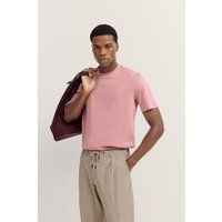 Baumwoll T-Shirt mit Modern Fit Passform
