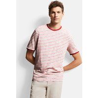 Gestreiftes Fineliner Baumwoll T-Shirt