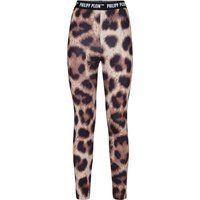 Stretch-Leggings mit Tierprint