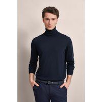 Klassischer Merinowoll-Rollkragenpullover