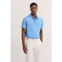 Herren-Piqué-Poloshirt mit Tasche