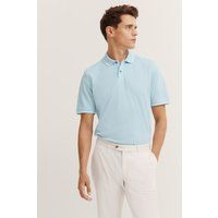 Klassisches Baumwoll-Piqué-Poloshirt