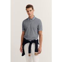 Klassisches Baumwoll-Piqué-Poloshirt