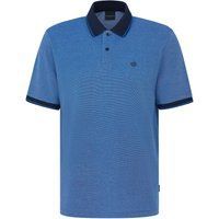 Klassisches Baumwoll-Poloshirt mit Besatz