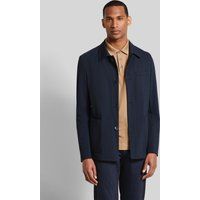 Klassische Jersey Jacke mit Hemdkragen