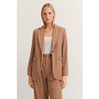 Locker geschnittener, einreihiger Blazer