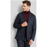 Herren Sakko mit Karomuster und High-Stretch
