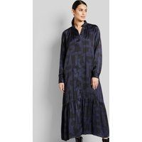 Maxikleid mit Grafikdruck und langen Ärmeln