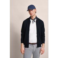 Herren Strick Bomberjacke mit Textur