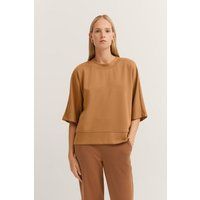 Oversized Kurzarm-Sweatshirt