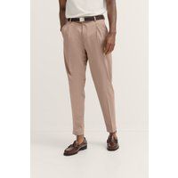 Herren Business-Satin Hose mit Bundfalten