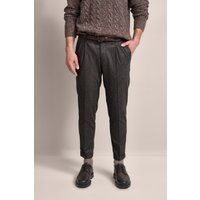 Weiche Bundfaltenhose aus Wollmischung