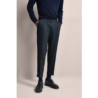 Weiche Bundfaltenhose aus Wollmischung