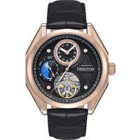 Herren Automatikuhr mit Lederarmband