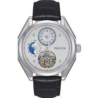 Herren Automatikuhr mit Lederarmband