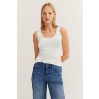Klassisches geripptes Tanktop