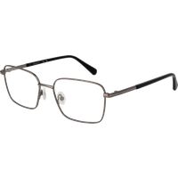 Rechteckige Vollrand-Metallbrille