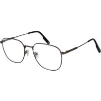 Geometrische Gunmetal Vollrandbrille