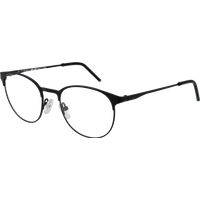 Schwarze Metall Vollrand Brillengestell