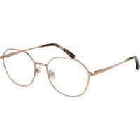 Runde Roségoldene Metallrahmen Brille