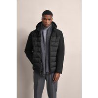 Herren Hybrid Steppjacke mit Kapuze