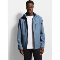Herren Regenjacke mit abnehmbarer Kapuze