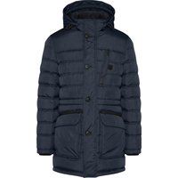 Herren Steppparka mit abnehmbarer Kapuze