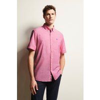 Herren Kurzarmhemd mit Button-Down-Kragen