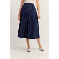 Eleganter Midirock mit elastischem Bund