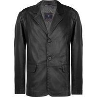 Klassische Lederblazer Jacke