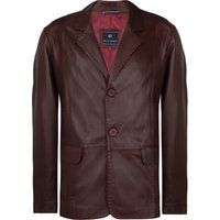 Klassische Lederblazer Jacke