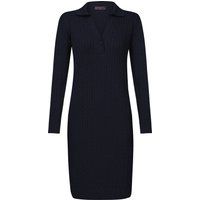 Langärmliges Zopfstrickkleid