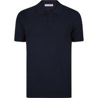 Kurzärmeliges Poloshirt mit Rautenmuster