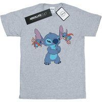 Cartoon Grafikdruck Baumwoll T-Shirt