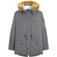 Lambretta - Parka für Herren, Sherpa-Futter (Eisen)