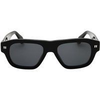Sonnenbrille mit quadratischem Rahmen und Akzenten