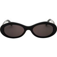 Ovale Sonnenbrille mit dickem Rahmen