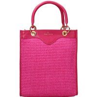 Gewebte Stroh-Henkeltasche