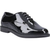 Hush Puppies Nellie Patent Mädchenschuhe Aus Schwarzem Leder