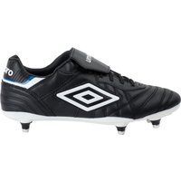 Umbro - Herren Fußball-Stiefel "Speciali Eternal Team Sg", Leder (Schwarz/Weiß/Königsblau)