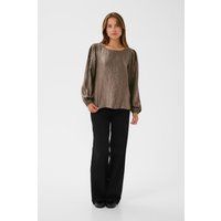 Langarm-Bluse KArizz Langarm-Bluse Regular fit brown