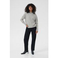 Locker geschnittener, verzierter Strickpullover