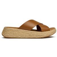 Espadrille-Sandalen mit gekreuzten Riemen