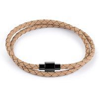 Geflochtenes Leder Doppelarmband