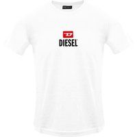 Sauberes Weißes Logo T-Shirt