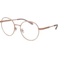 Runde Roségoldene Metallbrille