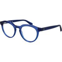 Runde Blaue Acetat Brillenfassung