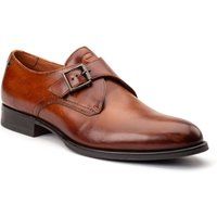 Base London Faraday Leder Herren Schuhe in gebranntem Tan